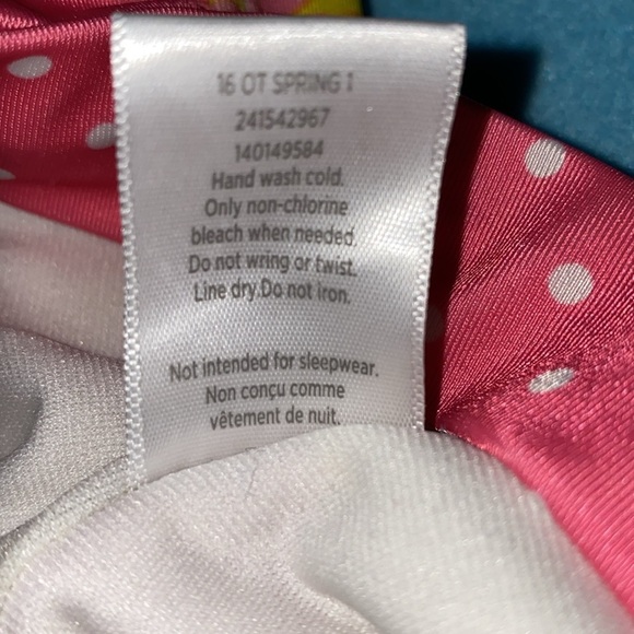GYMBOREE one piece swimsuit wide straps polka dots butterflies size 3T - Picture 4 of 6